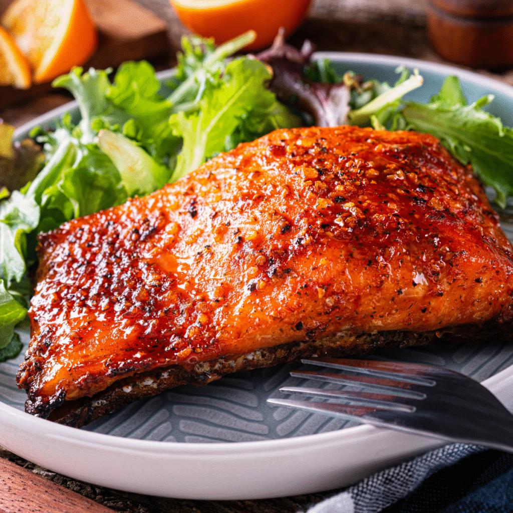 15-Minute Honey Orange Glazed Salmon