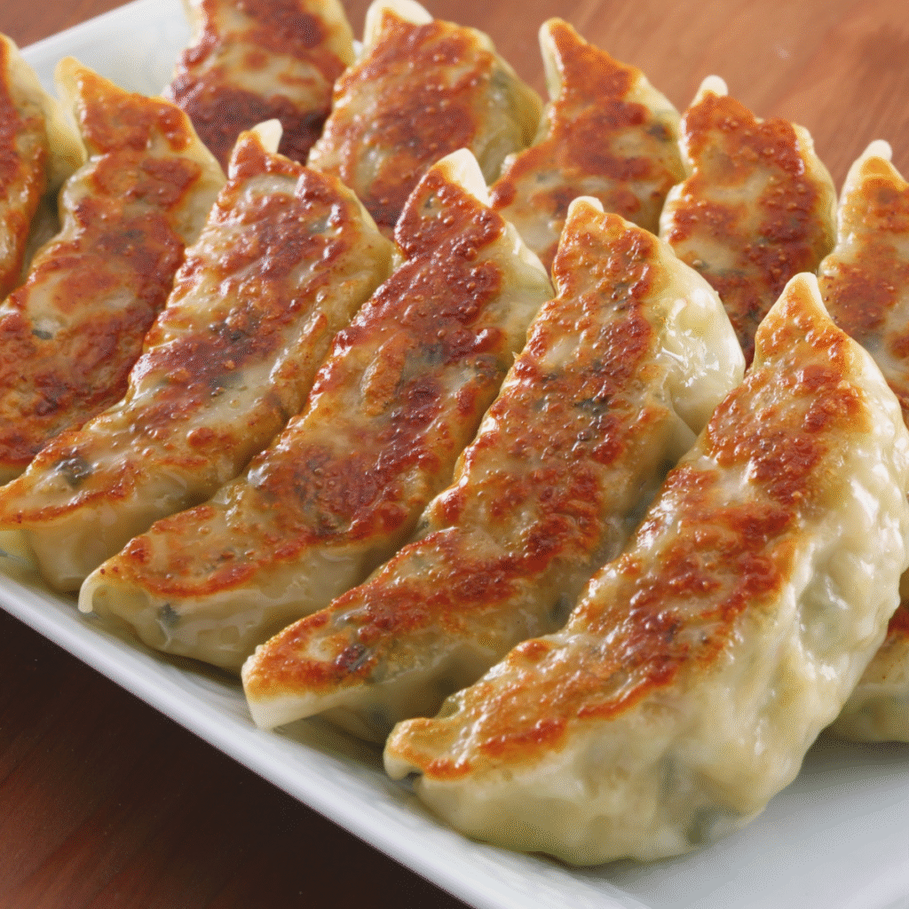 Crispy Bottom Japanese Gyoza (Pork & Cabbage Dumplings)
