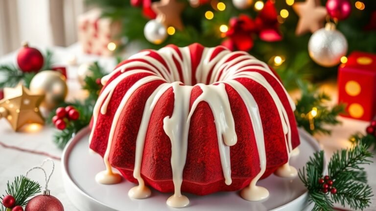 Red Velvet Bundt Cake with Cream Cheese Glaze Recipe
