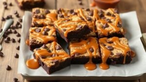 Salted Caramel Brookies Recipe