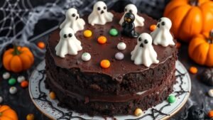 Haunted Chocolate Cake Recipe for Halloween