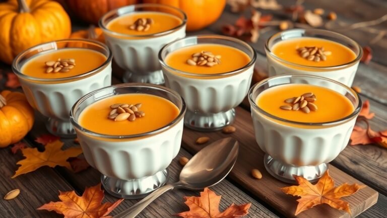 Velvety Toasted Pumpkin Custard Cups