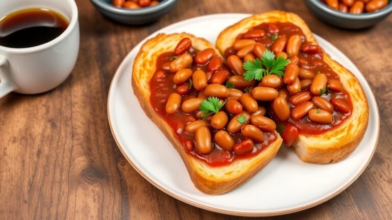 Savory Beans on Toast with Homemade Baked Beans
