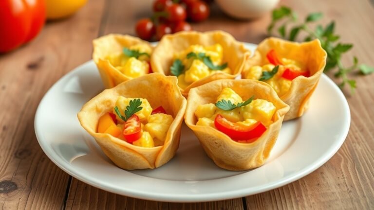 Savory Breakfast Tortilla Cups Recipe