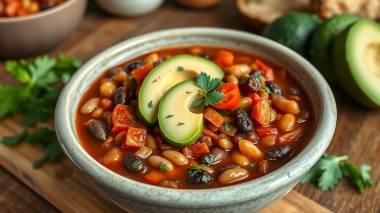Hearty Vegan Chili Bowl Recipe
