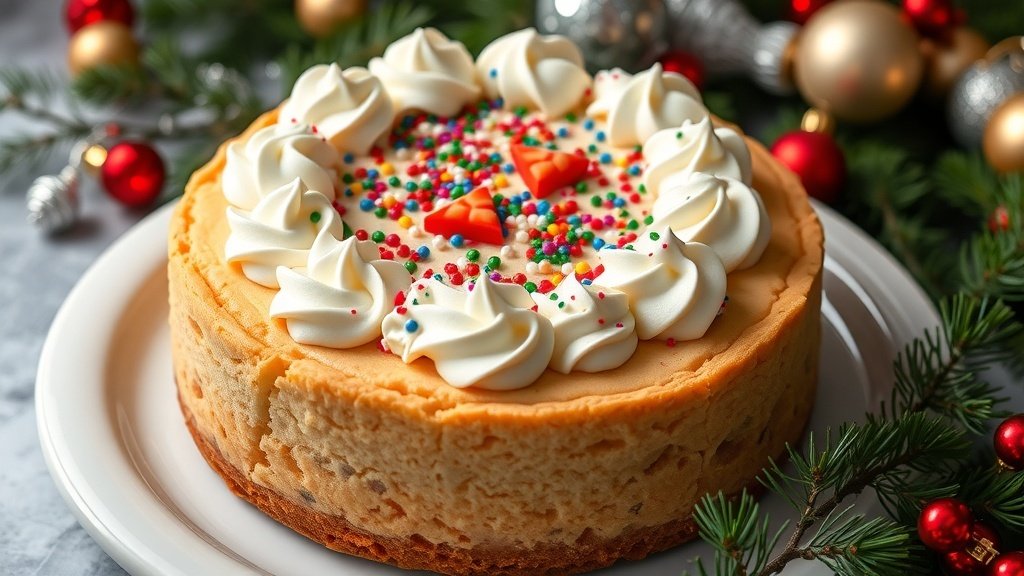 Sugar Cookie Cheesecake Recipe with Cookie Dough Crust