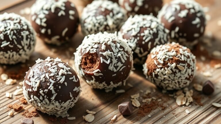 Chocolate Coconut Energy Balls Recipe
