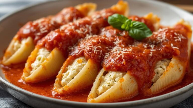 Quick & Easy Cheesy Stuffed Shells Recipe